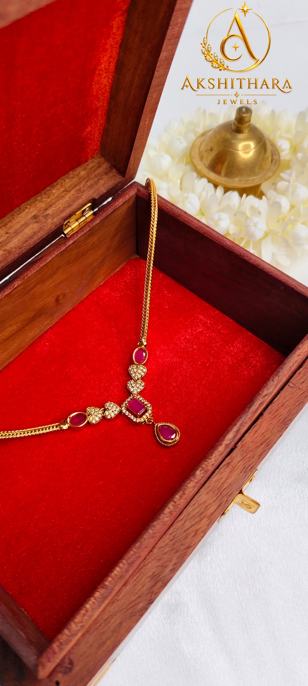 Ruby Love Necklace