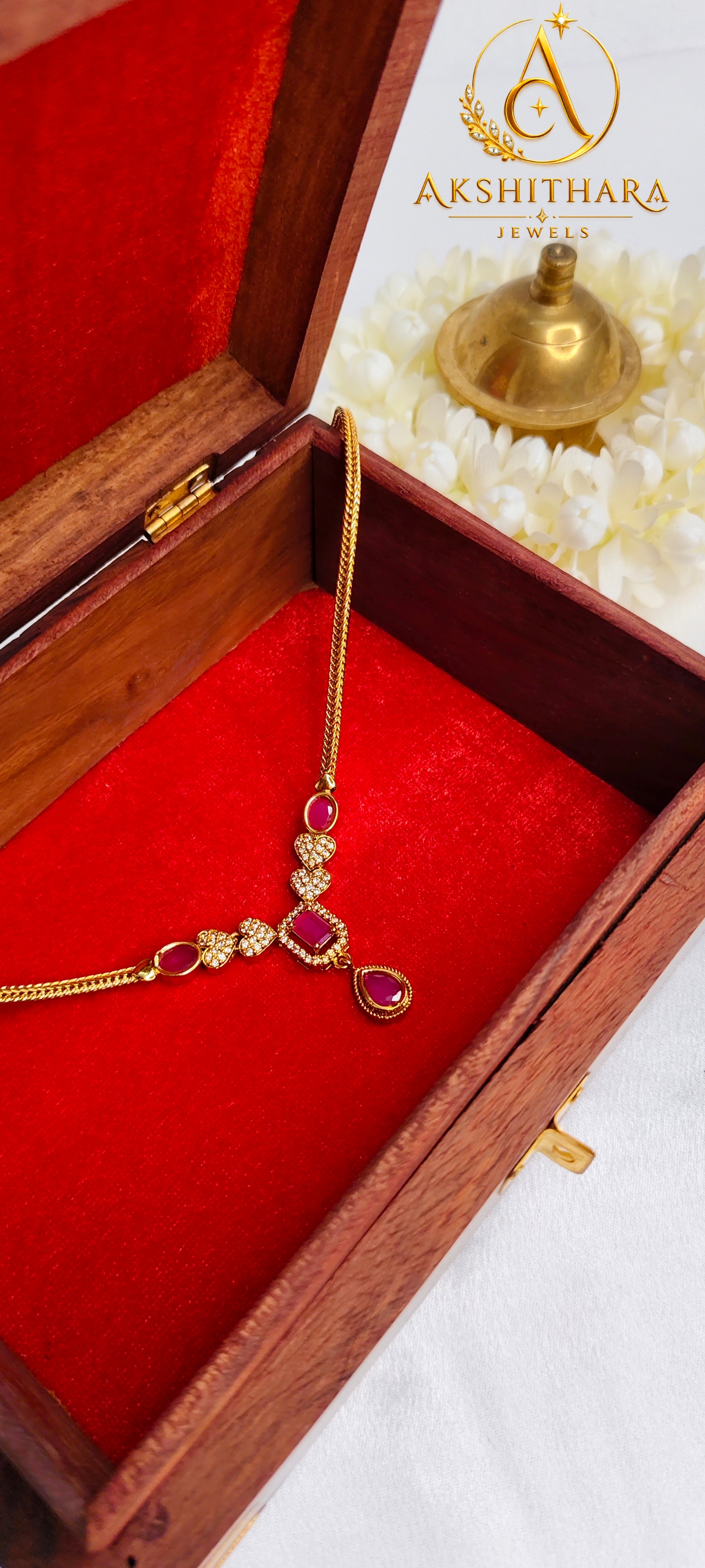 Ruby Love Necklace