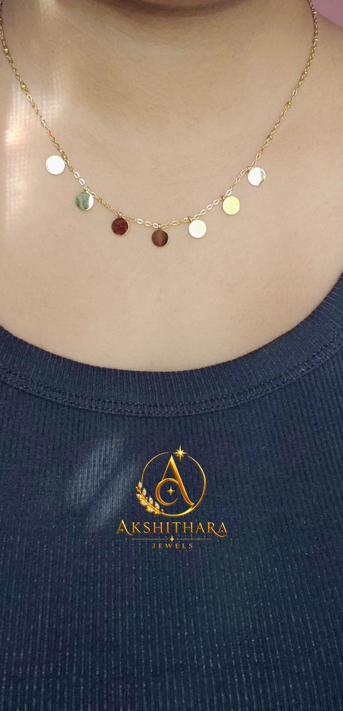 Coin Charm Necklace