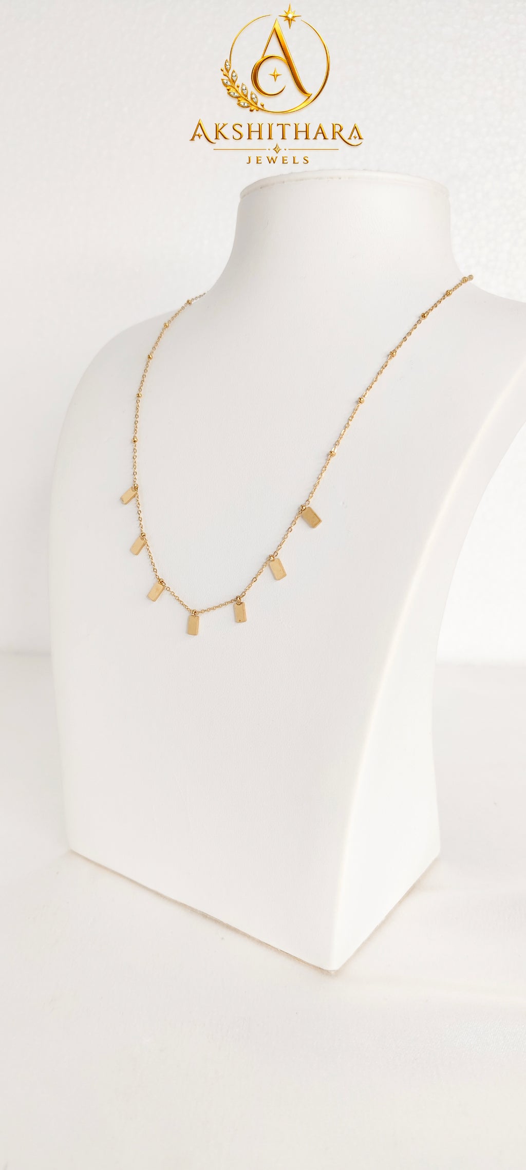 Golden Blocks Necklace