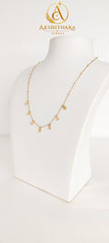 Golden Blocks Necklace