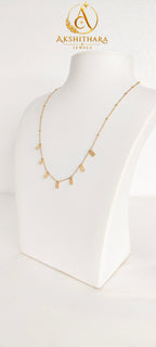 Golden Blocks Necklace
