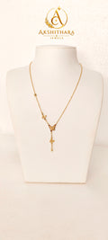 Butterfly Drop Necklace