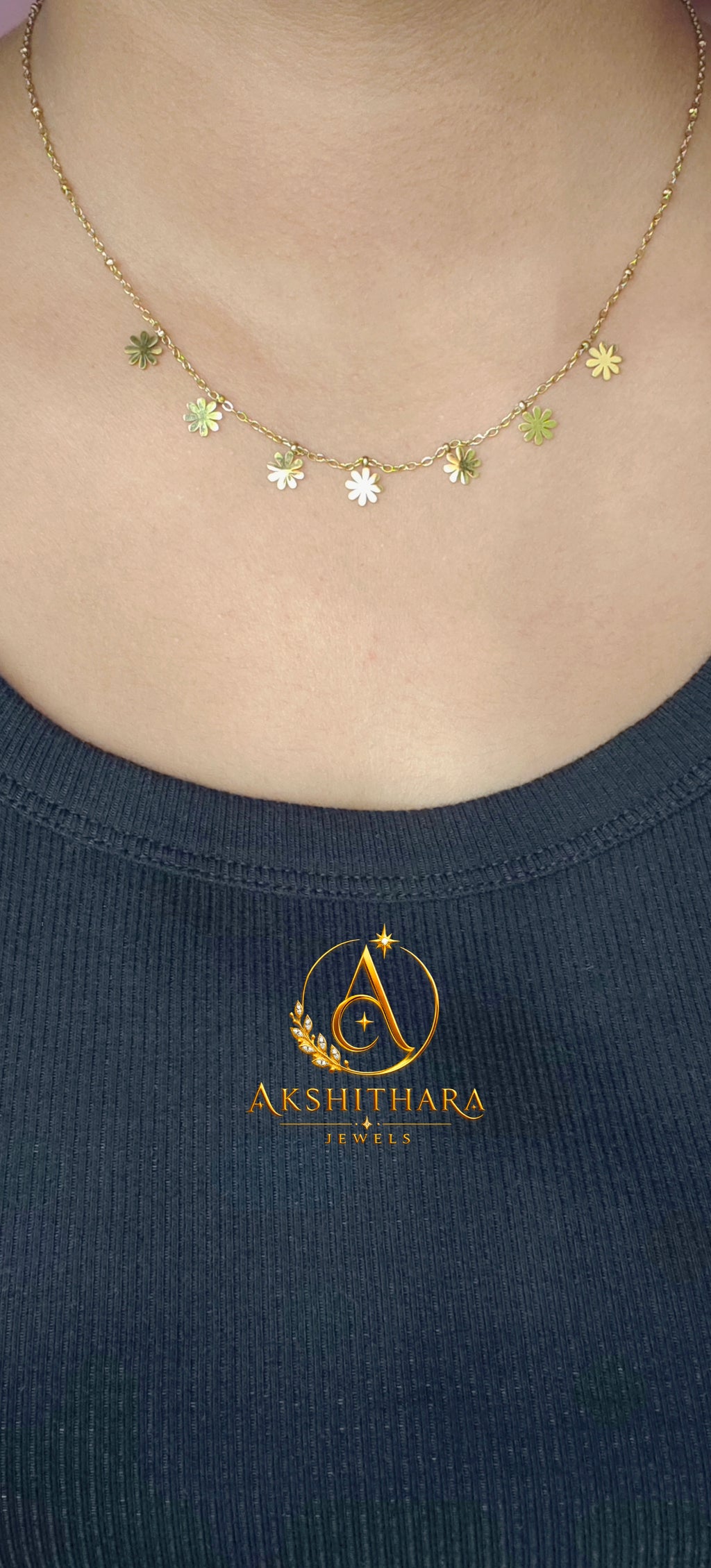 Golden Daisy Necklace
