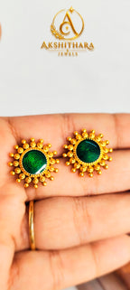 Palakka Pendant Short Haram