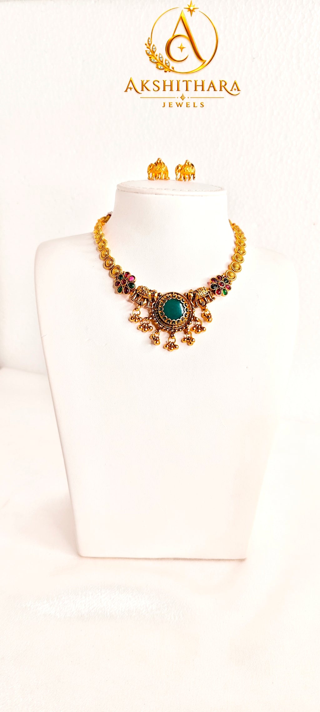 Gajalakshmi Antique Necklace