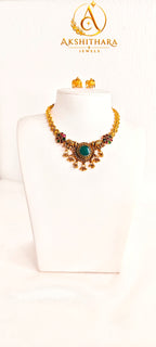 Gajalakshmi Antique Necklace