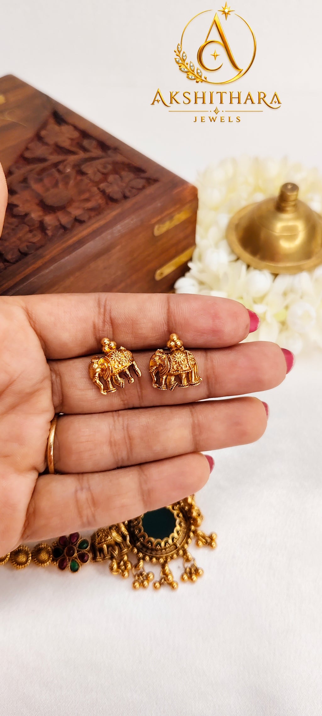 Gajalakshmi Antique Necklace