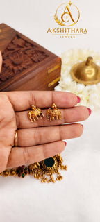 Gajalakshmi Antique Necklace