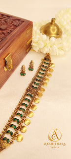 Lakshmi Idol Coin Choker