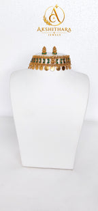 Lakshmi Idol Coin Choker
