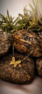 Butterfly chain necklace