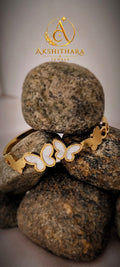 Ivory wings bangle