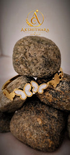 Ivory wings bangle